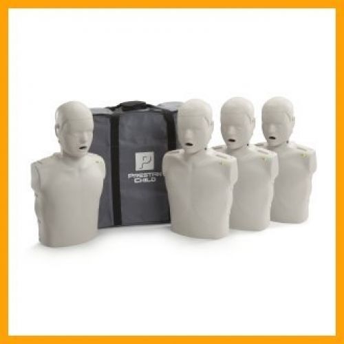 Prestan Products CPR-AED Training Manikins 4 Set With CPR Monitor 50 Lung Bags