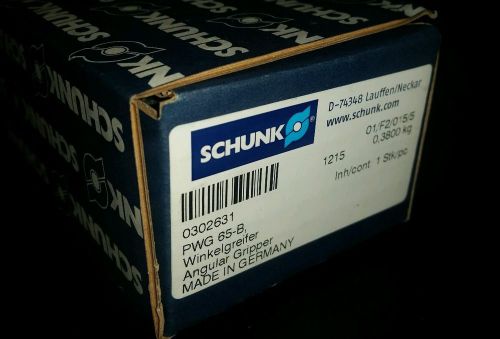 Schunk pwg 65-b angular gripper  p# 302631 for sale