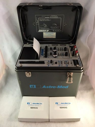 Astro-Med Dash II Model MT Portable Field Data Recorder with Chart Paper