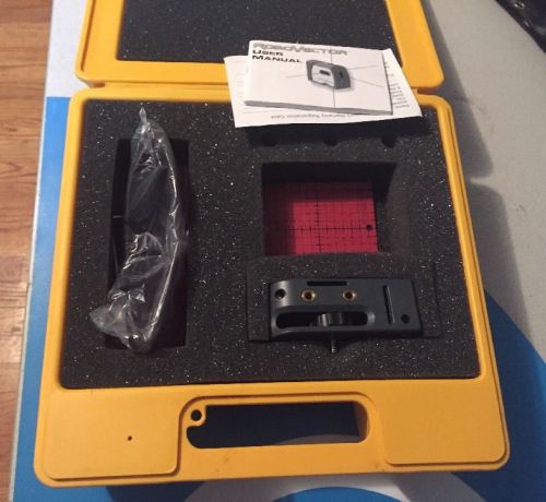 Robo Vector Laser Level Line Carrying Case Padded W/ Accessories. No Level