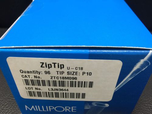 New Millipore Ziptips C18, #ZTC18M096 96/rack
