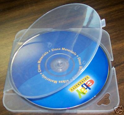 200 NEW TRIMPAK POLY SQUARE CD DVD CASE,CLEAR  BL55