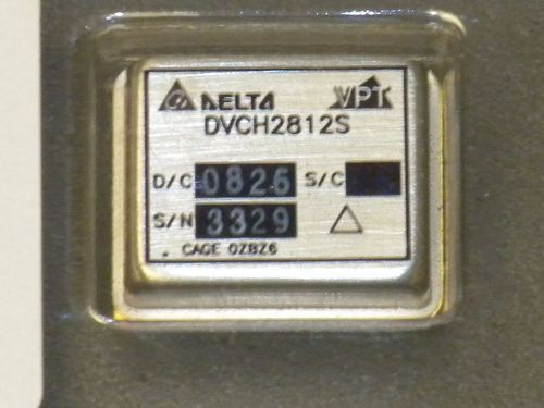 New mil spec delta / vpt # dvch2812s dc to dc converter &amp; regulator module 12 v for sale