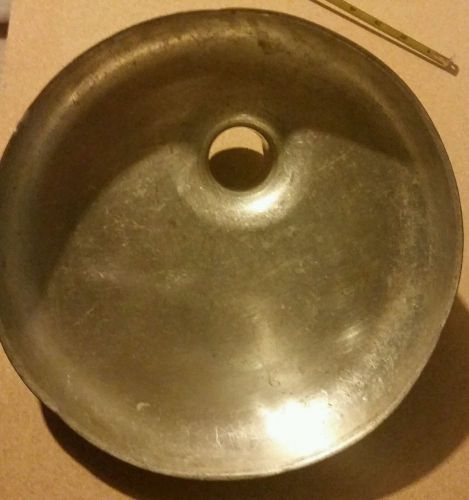 HOBART MEAT GRINDER FEED PAN 12&#034; ROUND FEED PAN/TRAY 2&#034; OPENING