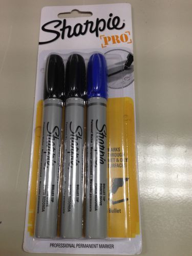 Sharpie Pro Marker 3 Pieces Type 1 Set For School Kids and Adult Office Use
