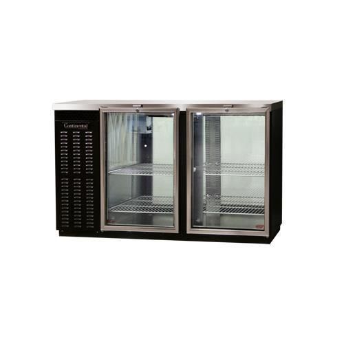 Continental Refrigerator BBUC59S-GD-PT Back Bar Cabinet, Refrigerated