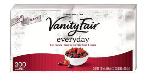 Vanity Fair Napkins Everyday Family Pack 400 ct (Pack of 2- 200 ct)