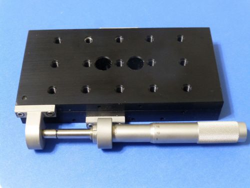 Newport m-443 precision linear translation stage with sm-50 micrometer, metric for sale