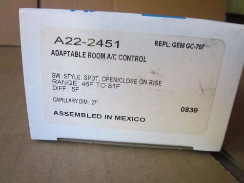 Carrier Parts Temperature Switch Ranco A22-2451