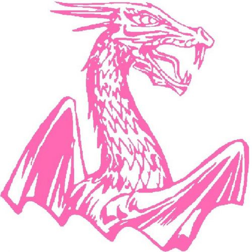 30 Custom Pink Medieval Dragon Personalized Address Labels