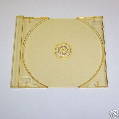 480 SINGLE CD JEWEL CASE TRAYS - GOLD