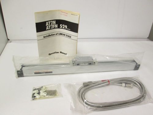 New Mitutoyo AT2-N450 529-124-5 Linear Scale 450mm Stroke w/ Armored Cable