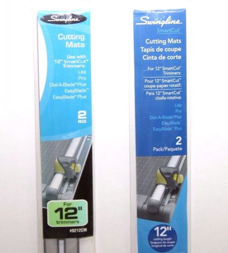 (4) Swingline SmartCut 9212CM Cutting Mats 12&#034; Cutting Length  2 Packages NEW