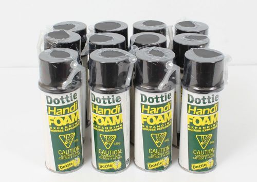 -case of 12- dottie handi foam expanding spray foam 12 oz hf340 for sale