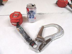 Miller turbo lite personal fall limiter,6&#039;,rebar hook,2013~nice      #ms51416 for sale