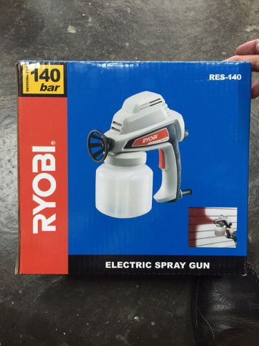 Ryobi res-140 electric paint spray gun tools house auto room painting supplies for sale