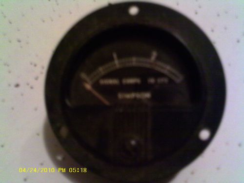 Vintage SIGNAL CORPS IS-171 RF 0-3 Panel Meter by SIMPSON- FREE SHIPPING!