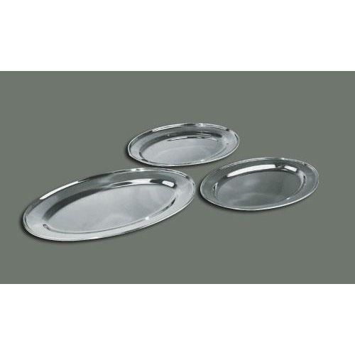 Winco OPL-14 Stainless Steel Oval Platter, 14-Inch by 8.75-Inch