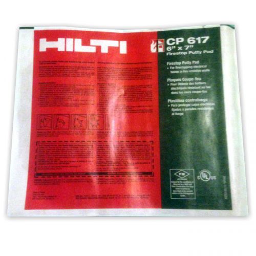 Hilti 309760 Firestop Putty Pad  6 In X 7 In