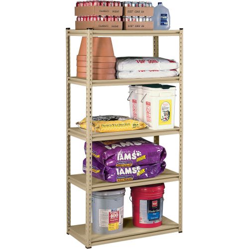 Tennsco stur-d-stor shelving - 5-shelf, 48inw x 24ind x 84inh, #lss-482484 for sale