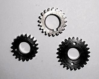 Metal change gears 20t,21t,25t for asian mini lathes - 7x10 7x12,7x14 free ship for sale