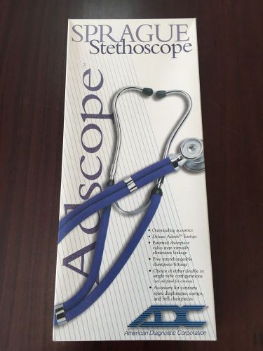 Adscope Sprague Stethoscope 641BK Black
