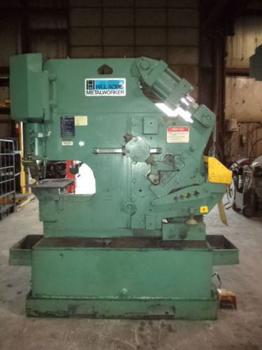 1980 hill acme (kling) model 4, 58 ton hydraulic ironworker (4&#034; x 4&#034; x 1/2&#034;) for sale