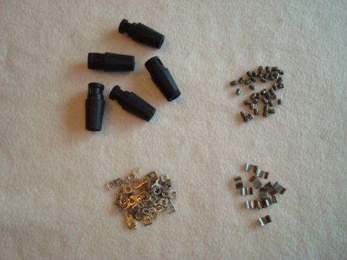 Lot of 5 Switchcraft XLR Rubber Mounts/Lot of Switchcraft Plug Parts (Used)