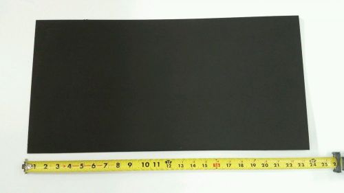 BLACK ABS MACHINABLE PLASTIC SHEET .090&#034; X 12&#034; X 23 7/8&#034; HAIRCELL FINISH
