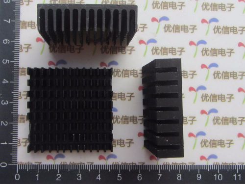 2pcs black 40*40*11mm aluminum heatsink heat sink thermal pad transfer blade for sale