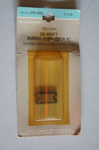RadioShack Archer 20-Watt Audio Amplifier IC 276-1305 - Original Package