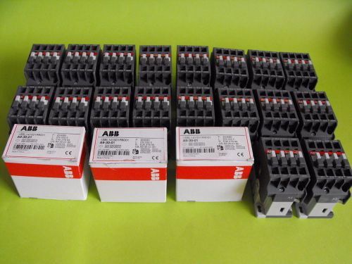 NEW ABB A9-30-01 AC contactor 220VAC coil 3NO+1NC contact industry household