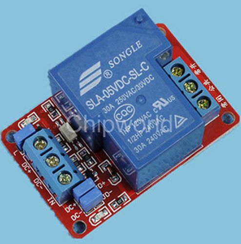 5V 1-Channel Relay Module with Optocoupler H/L Level Triger for Arduino Mega 30A