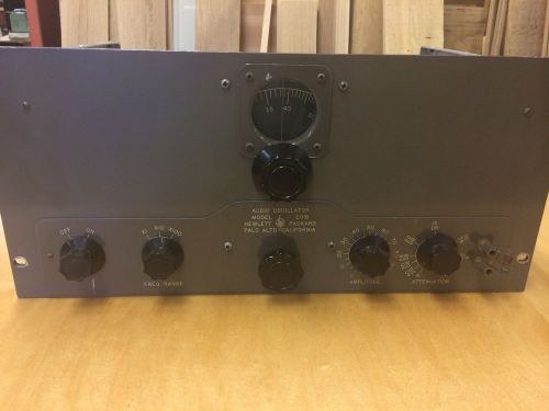 Vintage HP Model 201B Audio Oscillator w/Tubes 115VAC very nice