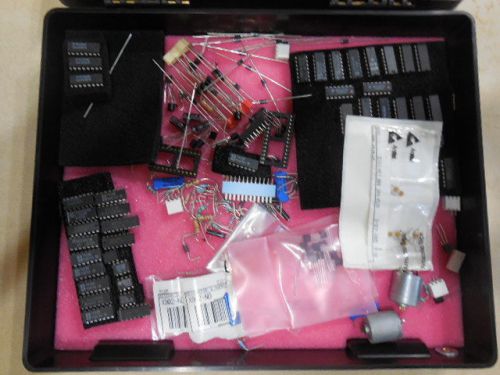 Lot of Misc Electronic Components in 3M Conductive Container / Box 8520