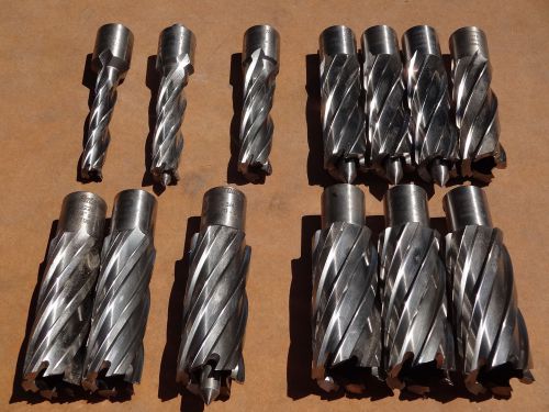 Hougen rotabroach annular cutter lot-13 pcs various sizes for sale