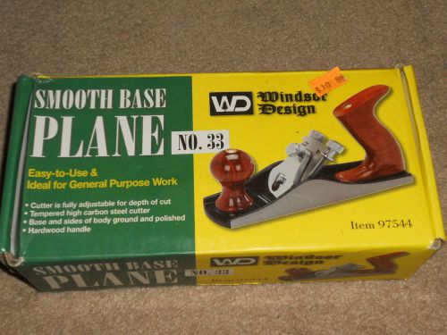 HAND WOOD PLANER SHAVER BENCH PLANE HARDWOOD HANDLE #33