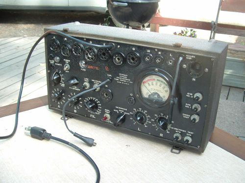 Vintage HICKOK I-177 Signal Corps WWII Mutual Conductance Tube Tester