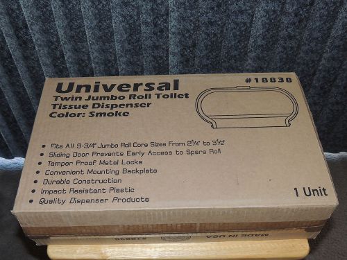 Universal twin jumbo roll toilet tissue dispenser new in the box for sale