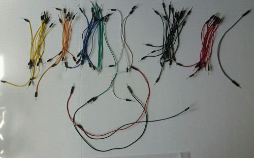 Assorted Electrical Connecting Wires (55 pieces) for breadboard