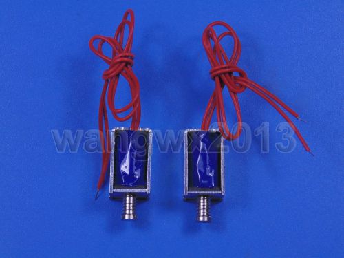 2pcs DC3-12V Push Pull Type Solenoid Electromagnet DC Micro Solenoid