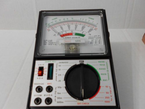 Vintage sears portable 42 range multimeter with battery tester #5205 for sale