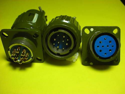 1,military 10-pin twist male &amp; female connector,10pm for sale
