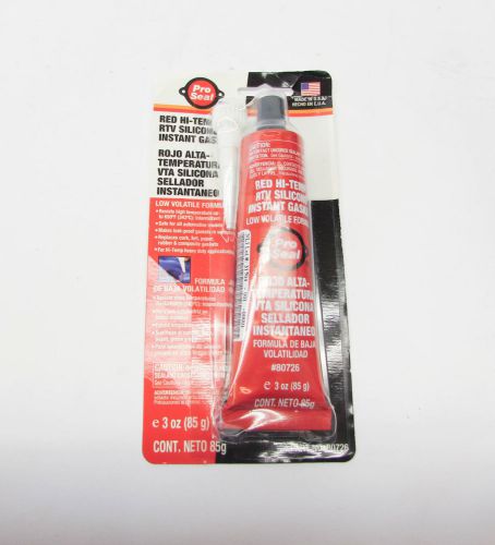 Pacer 80726 Tube Red Hi Temp RTV Silicone Instant Gasket 3 oz