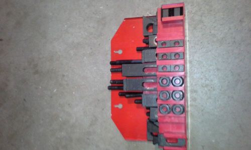 Clamping set for 5/8 table slot
