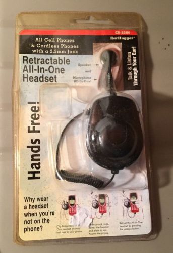 Earhugger CR-8500 Safety Retractable All In One Headset - Hands Free Car