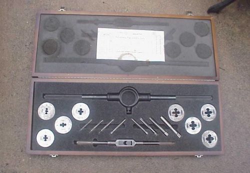 Cleveland Q5-5-1/2 Quick Set Adjustable Tap &amp; Die Set w Wood Case