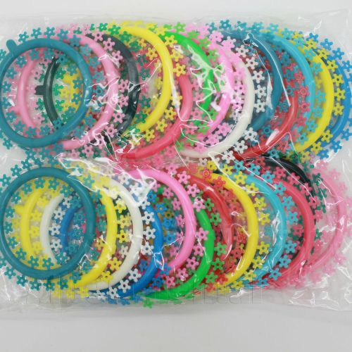 1 Bag Dental Orthodontic cartoon Ligature ties---Flower ties 1000pcs