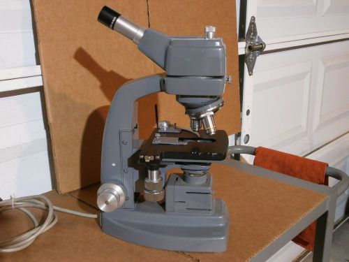 Bausch &amp; lomb dynazoom monocular microscope 3.5x/10x/43x, 1x-2x magnification for sale