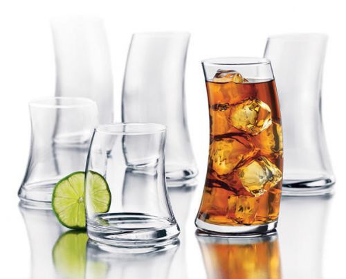 Libbey 16-Piece Swerve Glassware Set